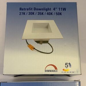 Dimmable Retrofit Downlight 4" 11W
